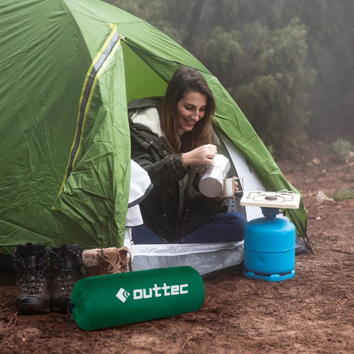 MATA SAMOPOMPUJĄCA KARIMATA DMUCHANA TREKKINGOWA 180X53CM OUTTEC