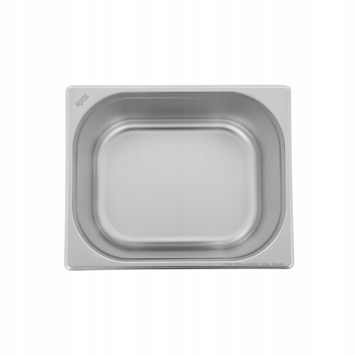 POJEMNIK GASTRONOMICZNY GN 1/2 200 mm STAL NIERDZEWNA 11.65 L MJUSK