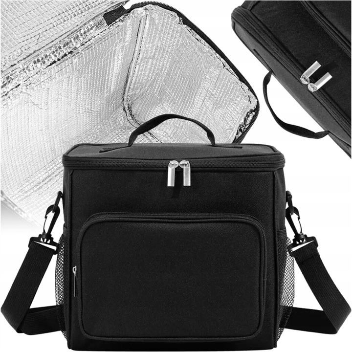 Termiczna LUNCH BOX Torba na napoje jedzenie Śniadanie podróżna duża