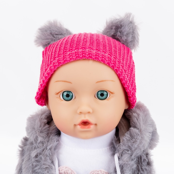 LALKA INTERAKTYWNA BOBAS KINDERPLAY MÓWI ŚMIEJE SIĘ PŁACZE UBRANKA