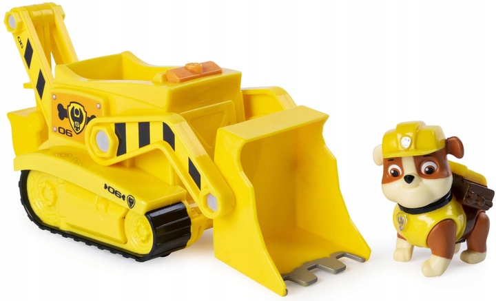 PSI PATROL RUBBLE SPYCHACZ SPIN MASTER ZESTAW FIGURKA+POJAZD TRANSFORMUJĄCY