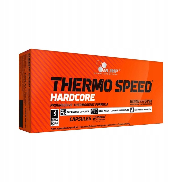 OLIMP THERMO SPEED HARDCORE 60kaps SPALACZ REDUKCJA WITAMINY ODCHUDZANIE