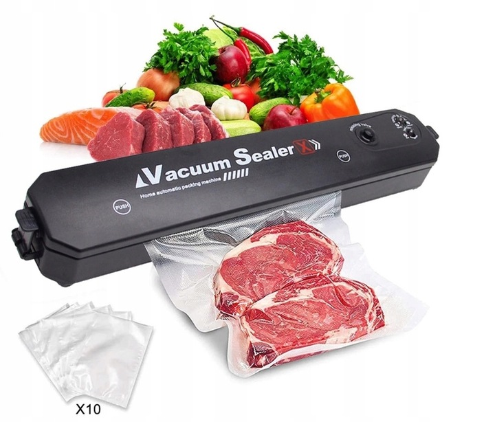 ZGRZEWARKA PRÓŻNIOWA DO ŻYWNOŚCI PAKOWARKA + WORKI