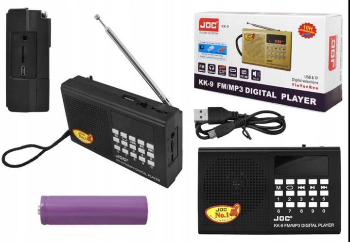 RADIO PRZENOŚNE KIESZONKOWE NA AKUMULATOR