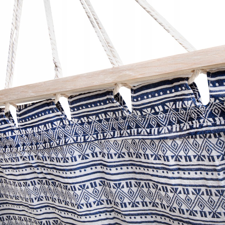 Hamak ogrodowy bawełniany jednoosobowy 200 x 100 cm Spokey ZUNI