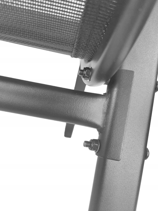 WYGODNE METALOWE NOWOCZESNE KRZESŁO OGRODOWE TARAS BALKON MINORKA SZARE