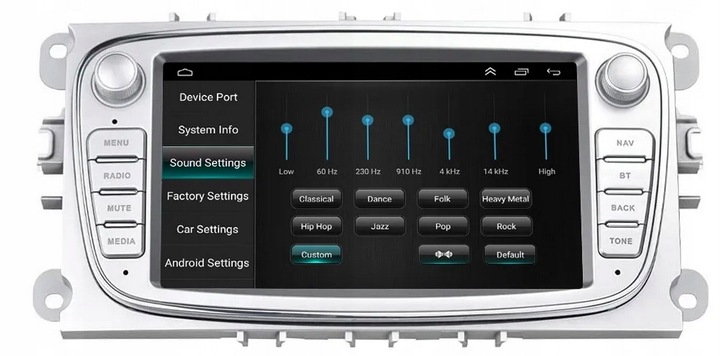 RADIO SAMOCHODOWE do FORD MONDEO MK4 FOCUS MK2 MK3 GALAXY S-MAX ANDROID GPS