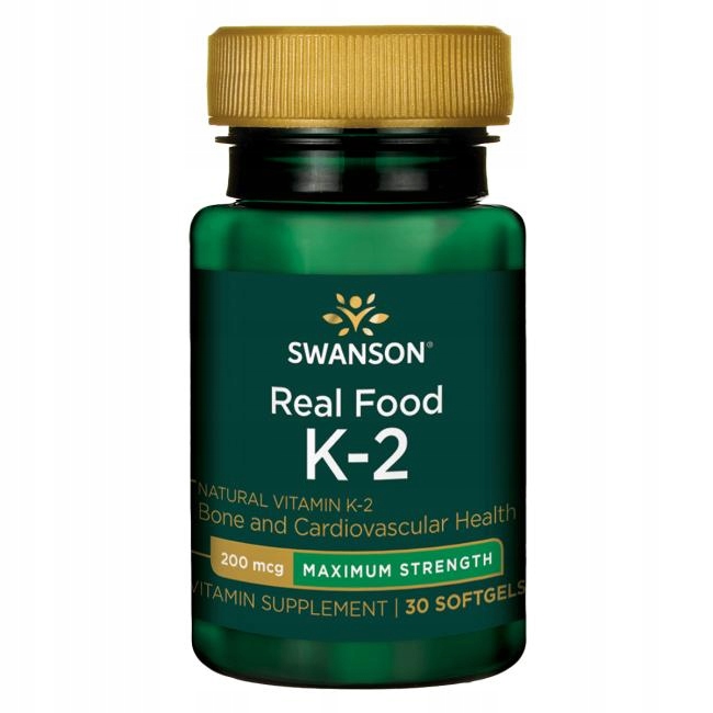 NATURALNA WITAMINA K2 MK-7 200mcg KOŚCI SWANSON