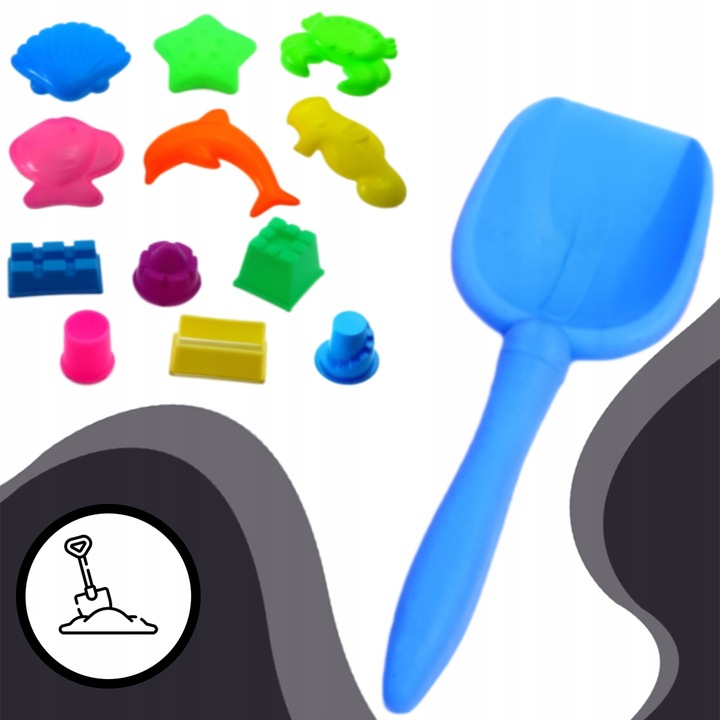 PIASEK KINETYCZNY 3kg + FOREMKI BASEN PIASKOWNICA MAGICZNY ZESTAW AKCESORIA