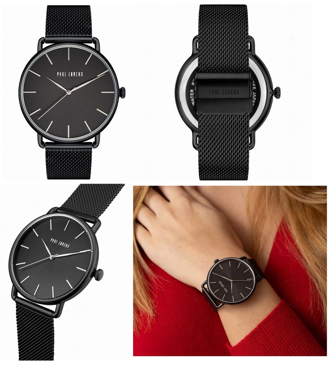 ZEGAREK DAMSKI PAUL LORENS RONDA złoty klasyczny +BOX +GRAWER