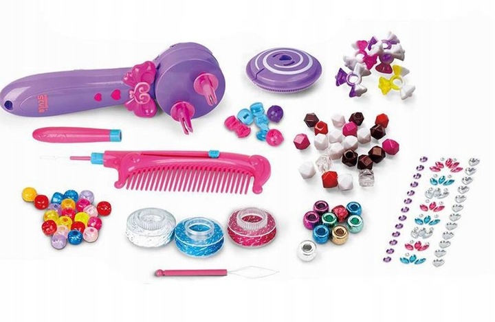 Zaplatarka do włosów zaplatacz studio fryzjerskie maszynka do warkoczyków