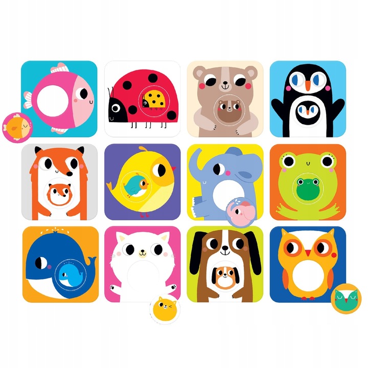 Puzzle CzuCzu puzzle z dziurką 24 elementów Puzzle z dziurką Maluchy