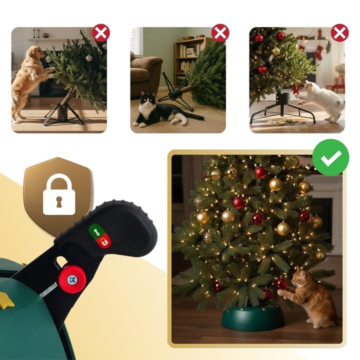 STOJAK CHOINKOWY NA CHOINKĘ DUŻY DRZEWKO 3m PODSTAWKA NA WODĘ SAMOZACISKOWY