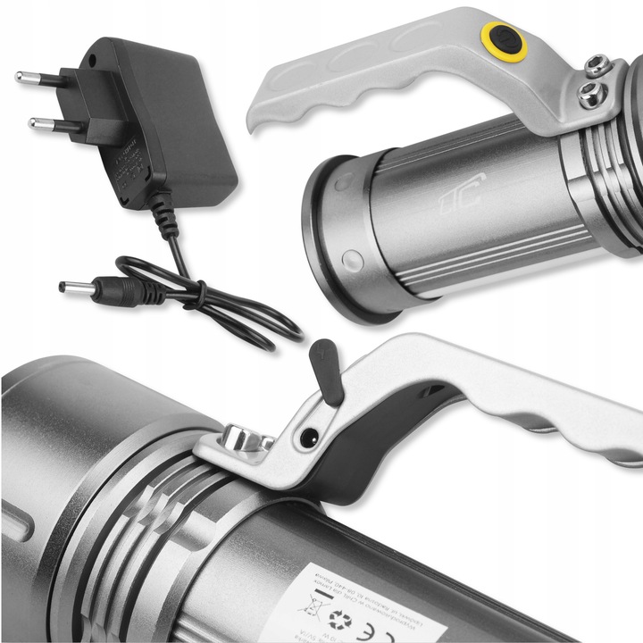 MOCNA AKUMULATOROWA LATARKA REFLEKTOR SZPERACZ