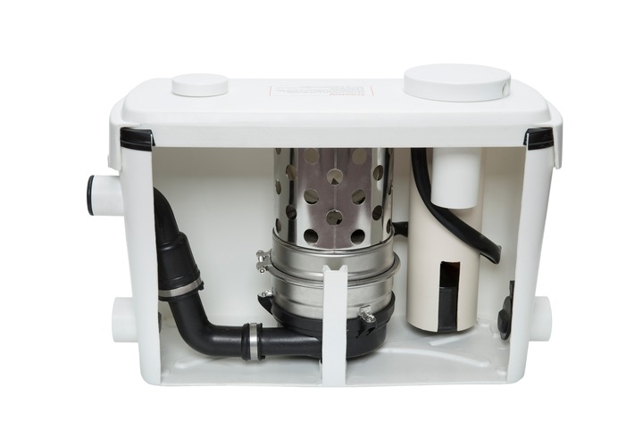 ROZDRABNIACZ POMPA ŁAZIENKOWA DO WC MŁYNEK PRZEPOMPOWNIA ŚCIEKÓW IBO SANIBO