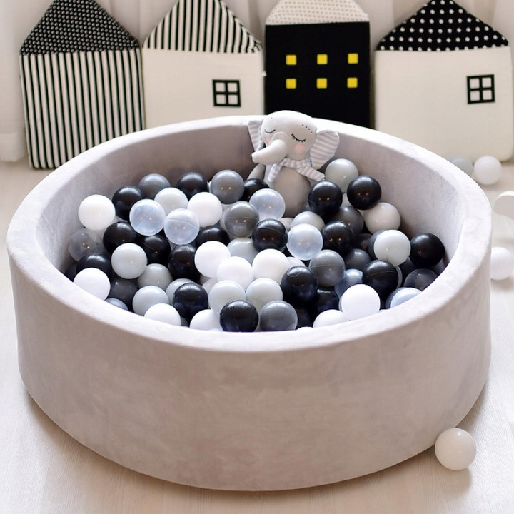 SUCHY BASEN suchy na Kulki piłki DZIECI Pojemny bezpieczna ZABAWA 90x30 cm