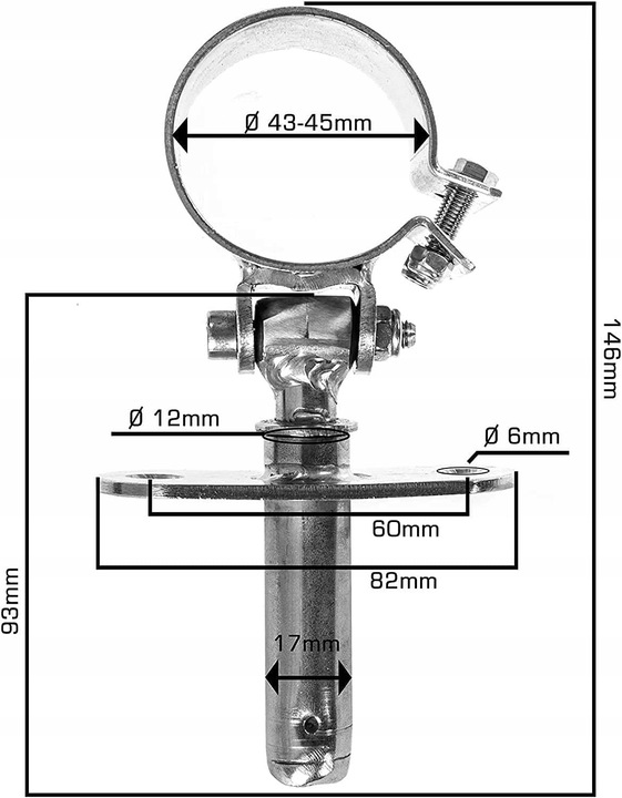 Dulki John Paddle Profi gniazdo proste (2 szt.)