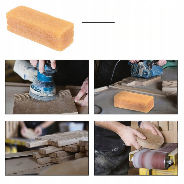 KLOCEK KOSTKA DO CZYSZCZENIA PASÓW ŚCIERNYCH TAŚM PAPIERU 100x40x40 mm