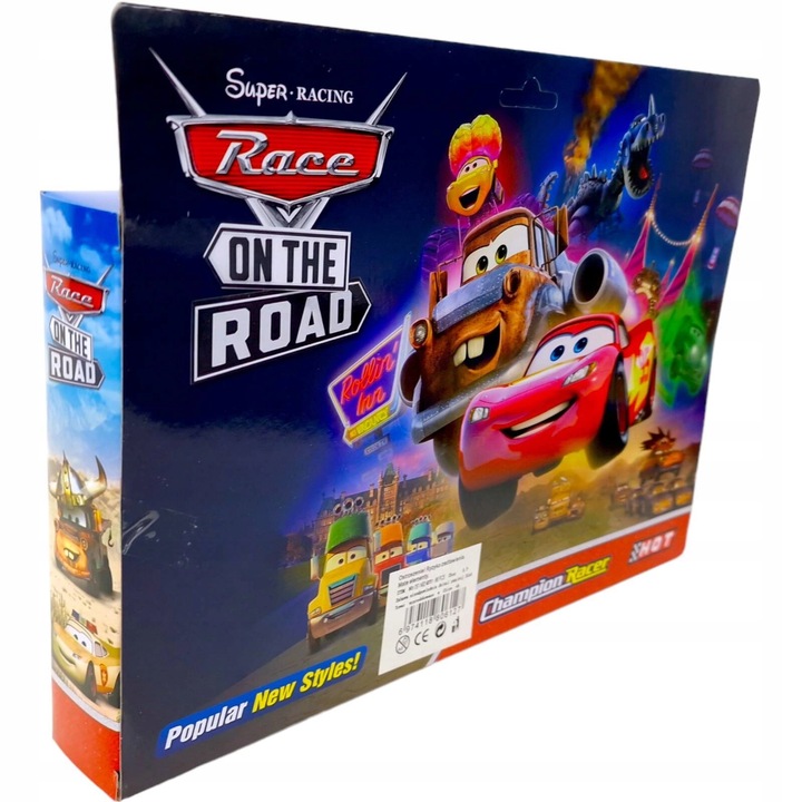 SAMOCHODY Z BAJKI CARS POJAZDY AUTA ZESTAW 12 SAMOCHODÓW 12w1 ZYGZAK ZŁOMEK