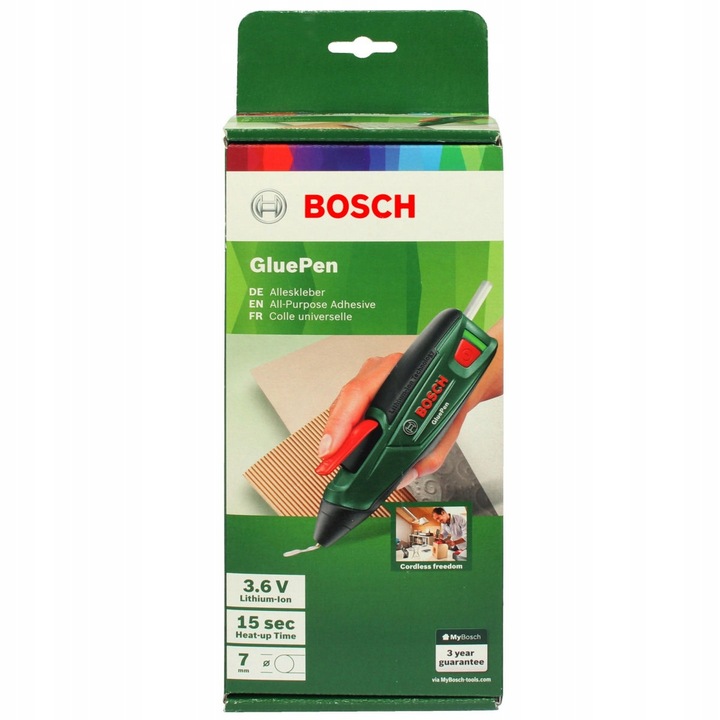 PISTOLET DO KLEJU NA GORĄCO BOSCH GLUEPEN + KLEJ