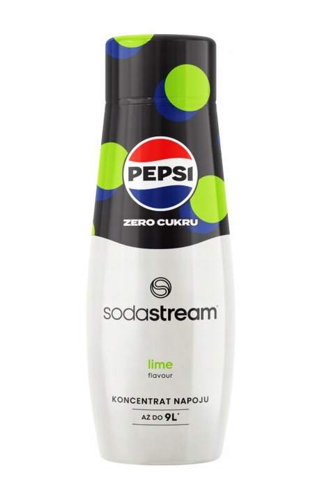 Zestaw Syrop do wody SodaStream PEPSI LIME Zero 3x440 ml + Torba GRATIS