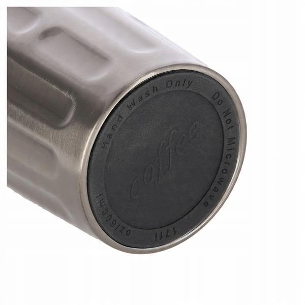 Turystyczny KUBEK TERMICZNY na wyjazdy 420ml silve