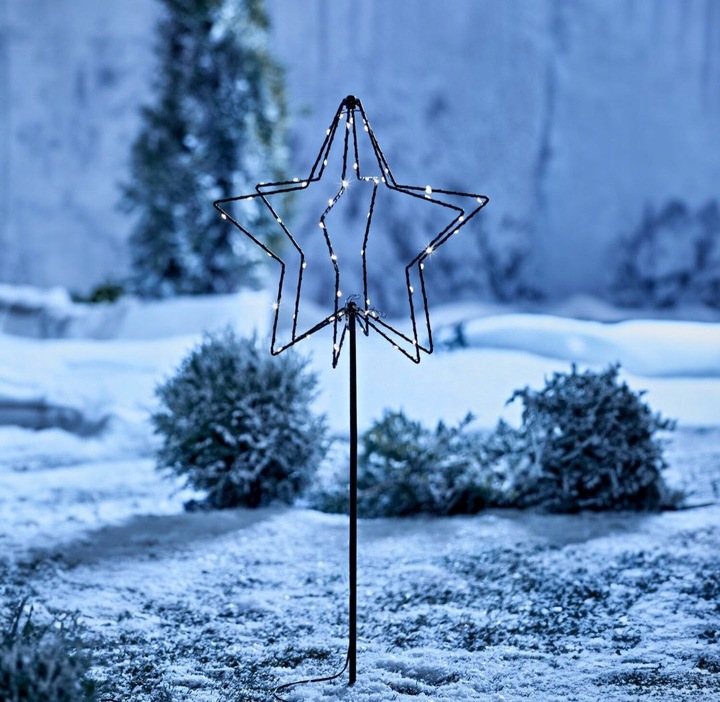 Figura świetlna GWIAZDA 3D Led do ogrodu