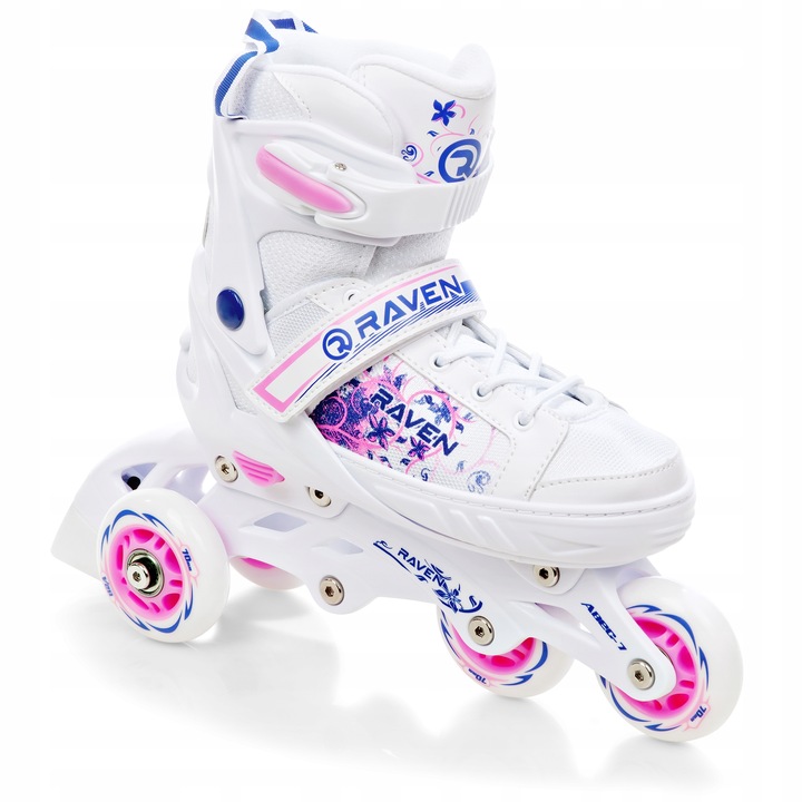 Rolki Wrotki 3w1 Regulowane RAVEN Meia 28-32 Kółko LED