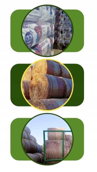 Siatka do bel POWER NET Beluś 123x2000m do słomy, siana, kiszonki