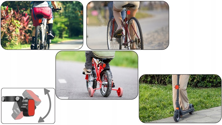 Lokalizator GPS LiTag MiLi lampka tylna do roweru światło rowerow IOS APPLE