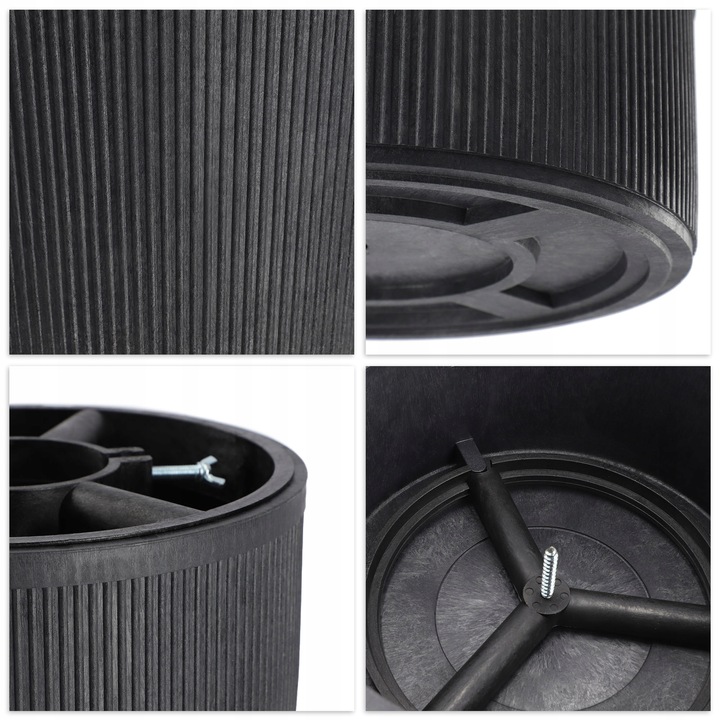 STOJAK POD CHOINKĘ CHOINKI POJEMNIK CHOINKOWY 5 L NA DRZEWKO 1,5 m CZARNY