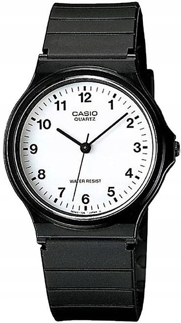 KLASYCZNY ZEGAREK CASIO MQ-24-7BLLEG CYFRY ARABSKIE LEKKI NA PASKU 34mm