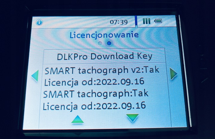 Karta do aktualizacji Czytnika VDO DLK PRO -> Smart 4.0 -> 4.1 | 2023