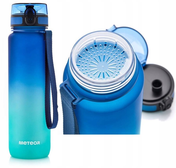 METEOR Bidon Szkolny Butelka Na Wodę Dla Dziecka 1000 ml + Ustnik