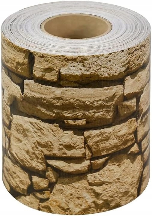 Amazon Basics Taśma Ogrodzeniowa 50 m x 19 cm - kamień piaskowy