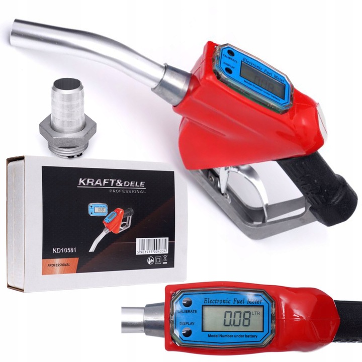 PISTOLET DO DYSTRYBUTORA POMPY PALIWA I OLEJU CPN LCD WYŚWIETLACZ NALEWAK