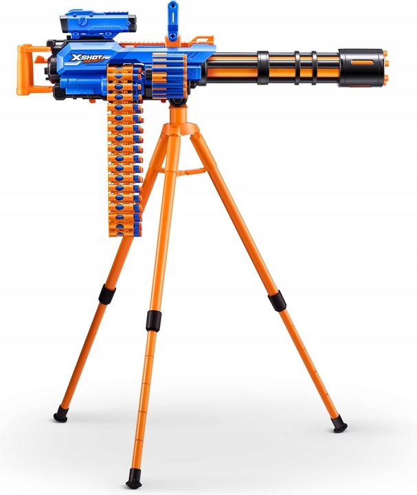 MINIGUN AUTOMATYCZNY X-SHOT INSANITY KARABIN RAGE FIRE 72 STRZAŁKI