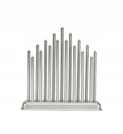 Świecznik adwentowy LED Chester 704645 srebrny