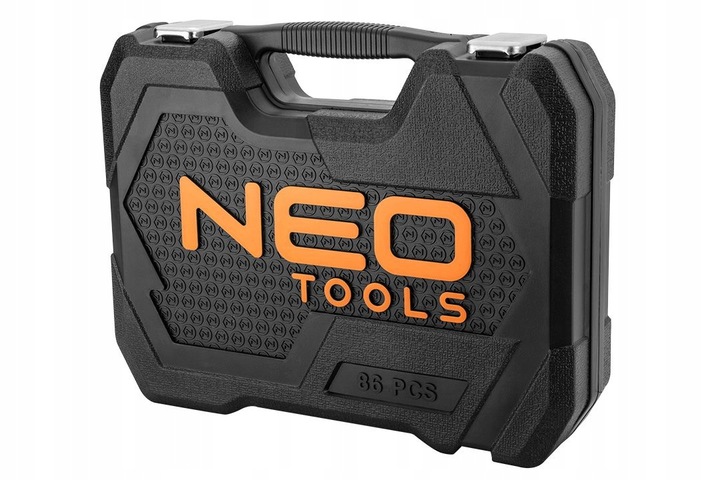 NEO TOOLS Klucze nasadowe 1/4", 1/2", zestaw 86 szt., CrV 10-060
