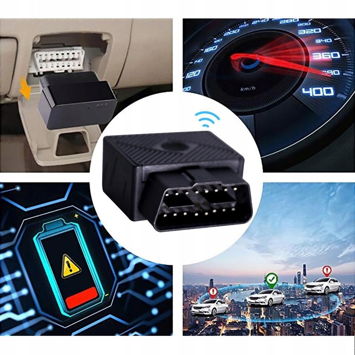 LOKALIZATOR GPS GSM TRACKER SAMOCHODOWY ŚLEDZENIE POJAZDU WWW APP OBD