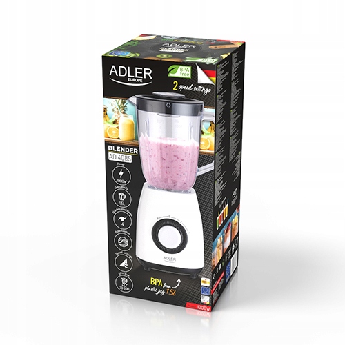 BLENDER KIELICHOWY MIKSER 1,5L 1000W ADLER AD 4085