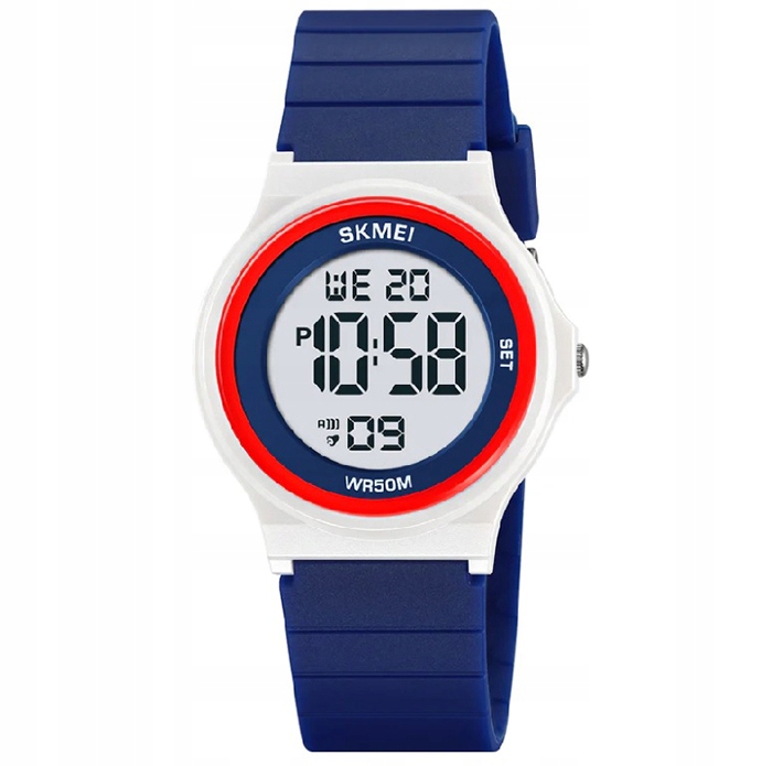 Zegarek dziecięcy SKMEI elektroniczny sportowy stoper alarm data