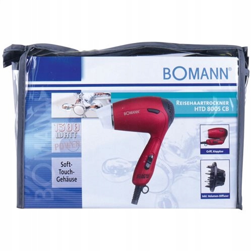 TURYSTYCZNA PODRÓŻNA MAŁA SKŁADANA SUSZARKA DO WŁOSÓW 1300W