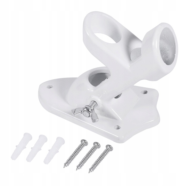 ALUMINIUM UCHWYT DO FLAGI MOCOWANIE POJEDYNCZY 1-RAMIENNY