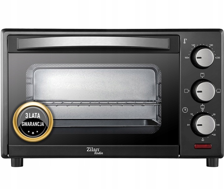 PIEKARNIK ELEKTRYCZNY 35L TERMOOBIEG+ROŻEN+GRILL