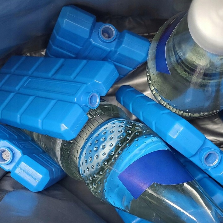 WKŁADY CHŁODZĄCE MROŻĄCE DO LODÓWEK TURYSTYCZNYCH TOREB ZESTAW 12x200ml