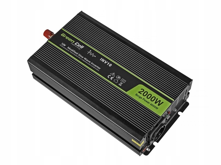 Przetwornica GREEN CELL 12V/230V 2000W/4000W