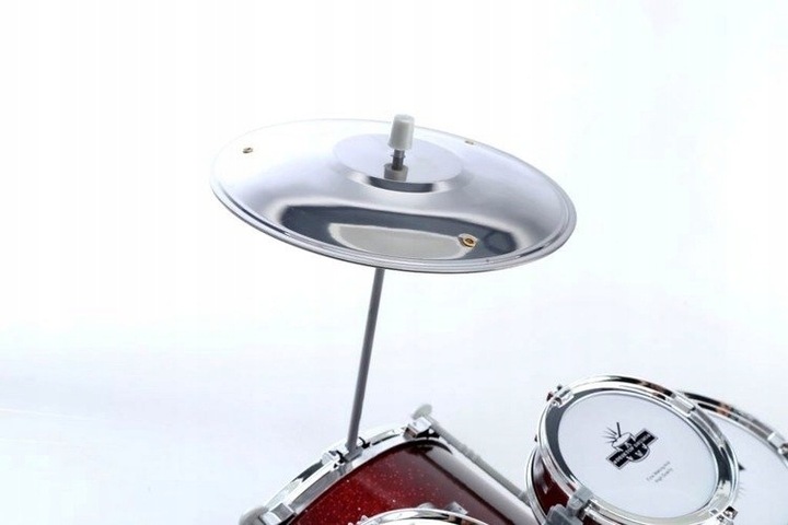 DUŻA PERKUSJA 5 BĘBNOWA KRZESEŁKO DLA DZIECKA BĘBNY TALERZE INSTRUMNET