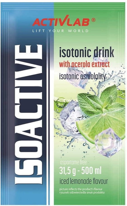 ACTIVLAB ISO ACTIVE 20x 31,5g IZOTONIK LEMONIADA x3