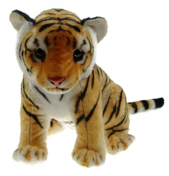Tygrys pluszak maskotka tygrys jak żywy przytulanka